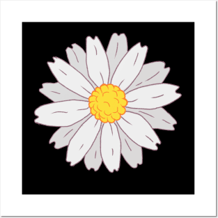 Cute Daisy Flowers Posters and Art